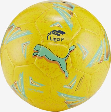 PUMA Ball 'Orbita Liga F' in Yellow: front