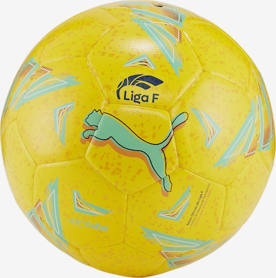 PUMA Ball 'Orbita Liga F' in gelb / grün / orange / schwarz, Produktansicht