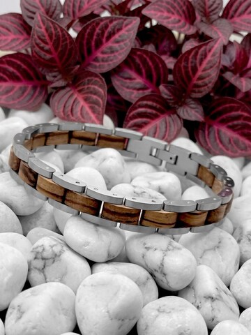 Holzwerk - Pulsera 'BEVERSEE' en plata