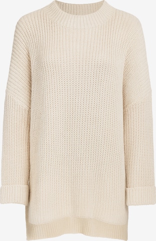 Pullover di Elara in beige: frontale