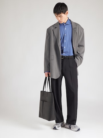 Bruun & Stengade Slim Fit Paita 'Morros' värissä sininen