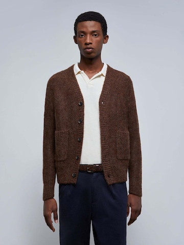 Scalpers Cardigan 'Arne' i brun: forside