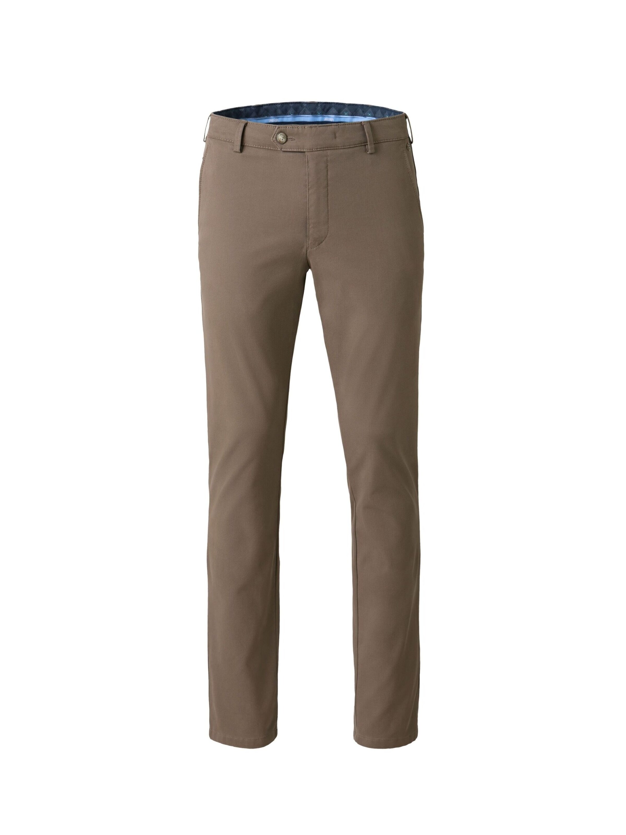 Pantalon chino 'Bonn' MEYER en marron : devant