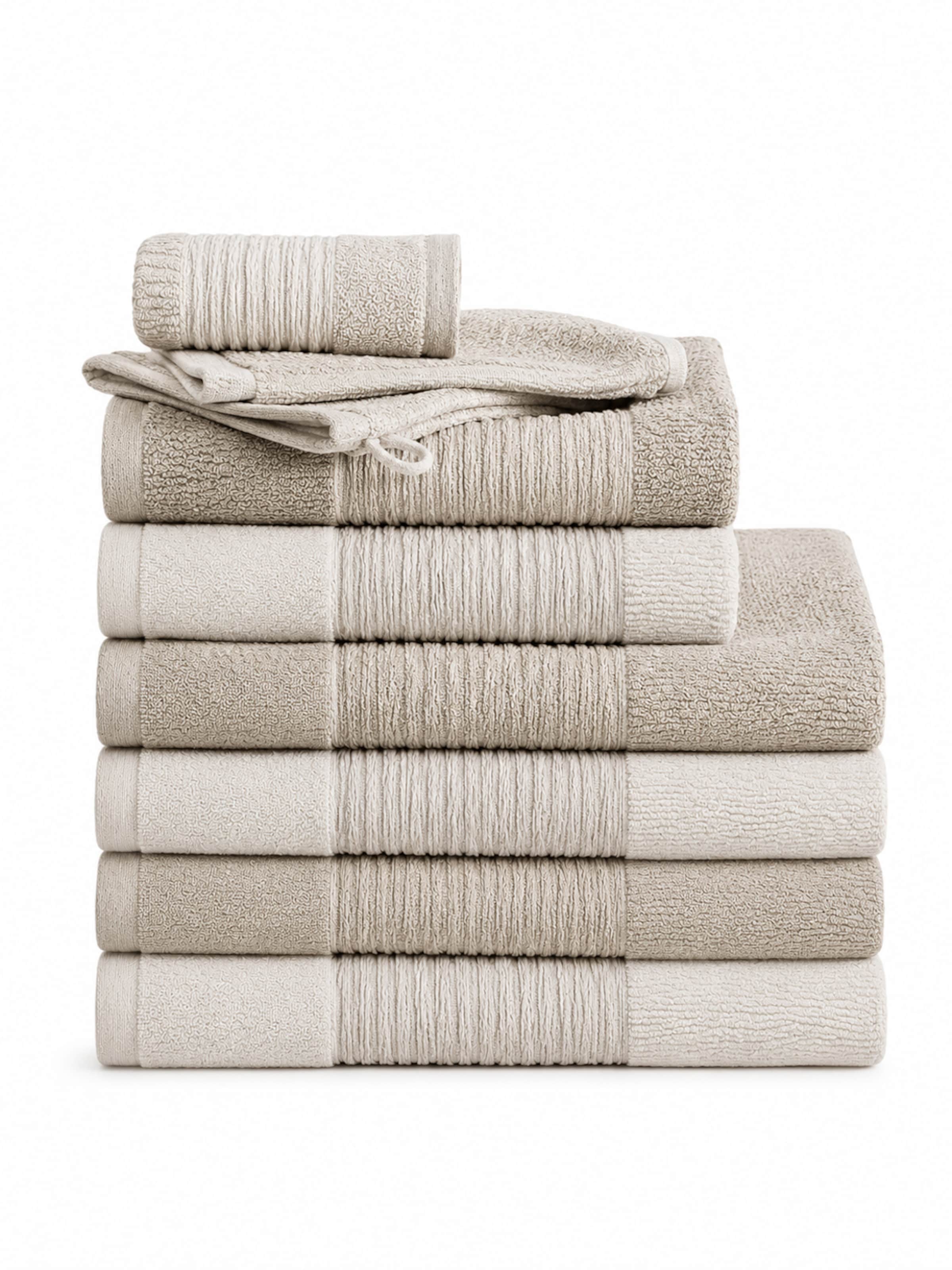 NEIPER Towel 'NATURE Nazaré' in Beige: front