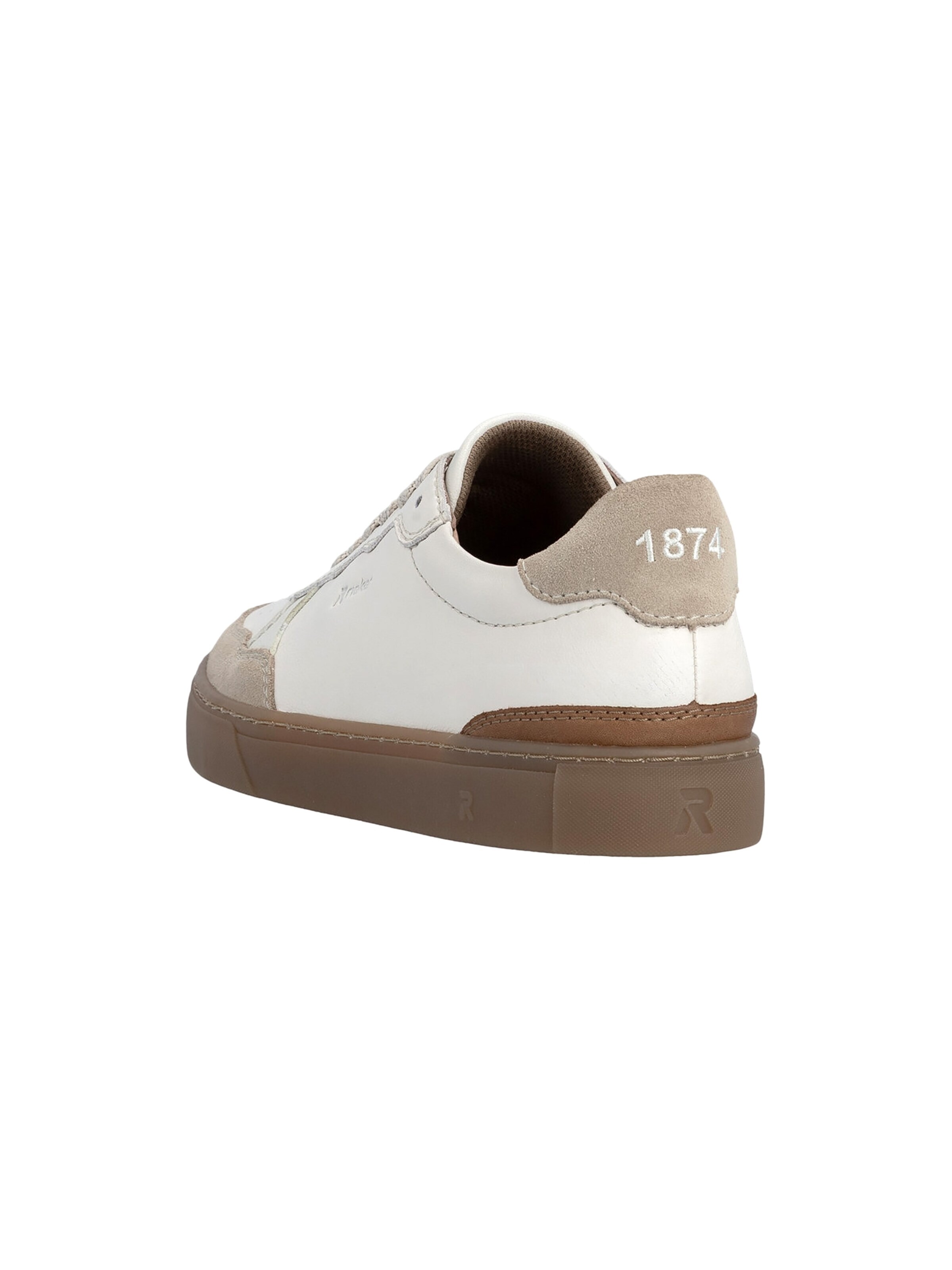 Chaussure de sport à lacets Rieker en blanc