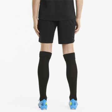 PUMA Regular Sportshorts 'TeamLiga' in Schwarz