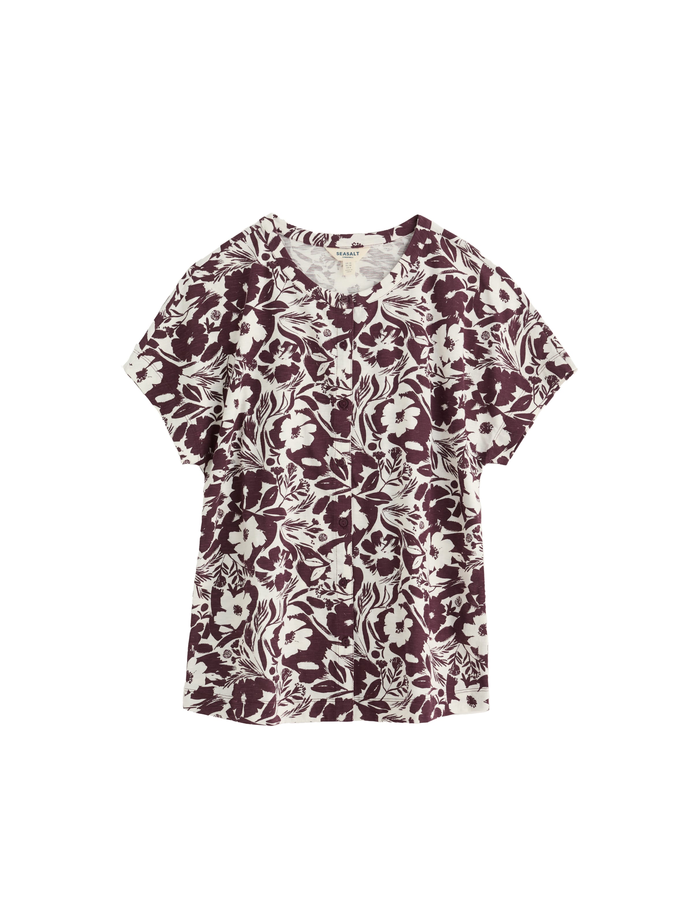 Cardigan 'Tor Grass' Seasalt Cornwall en marron : devant