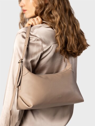 NAULOVER Handväska ' ' i beige: sida