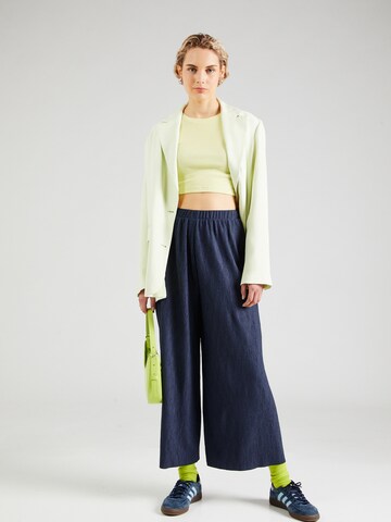 s.Oliver Wide leg Broek in Blauw