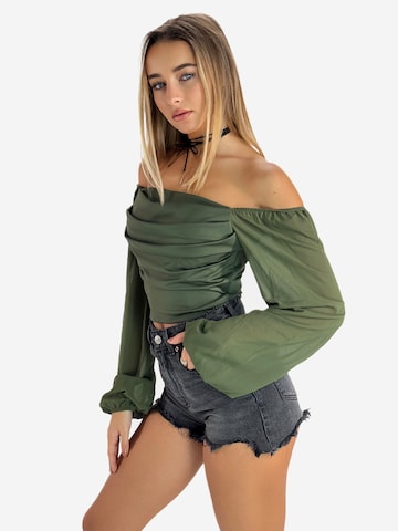 Elara Bluse in Grün