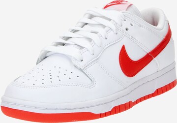 Nike Sportswear Ниски маратонки 'Dunk Retro' в бяло: отпред