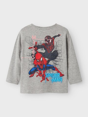 NAME IT Shirt 'NKNSpider-Man' in Grey