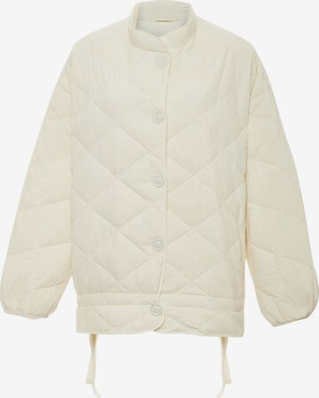 NAEMI Between-Season Jacket in White: front