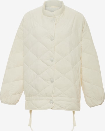 faina Between-Season Jacket in White: front