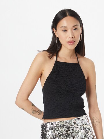 Nasty Gal Top in Black: front