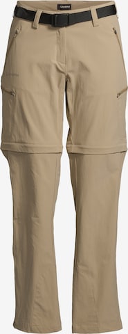 Regular Pantalon outdoor 'Cartagena3' Schöffel en beige : devant