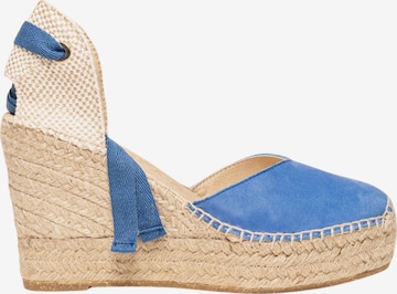 Sandales 'Alpargata' Alhamas en bleu : devant