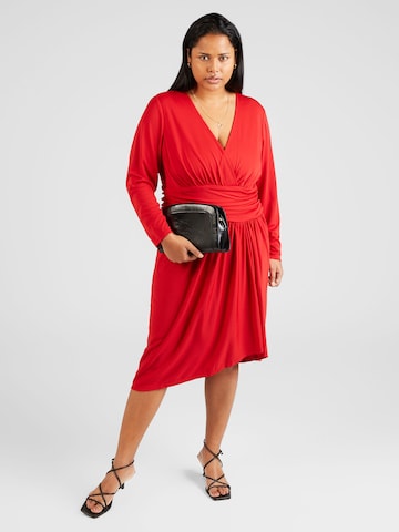 Lauren Ralph Lauren Plus Kleid 'RUTHMAY' in Rot