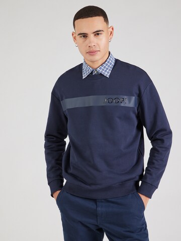 JOOP! Sweatshirt 'Esteban' in Blauw: voorkant