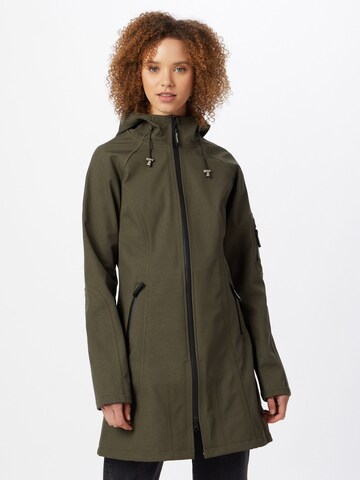 Manteau fonctionnel ILSE JACOBSEN en vert : devant