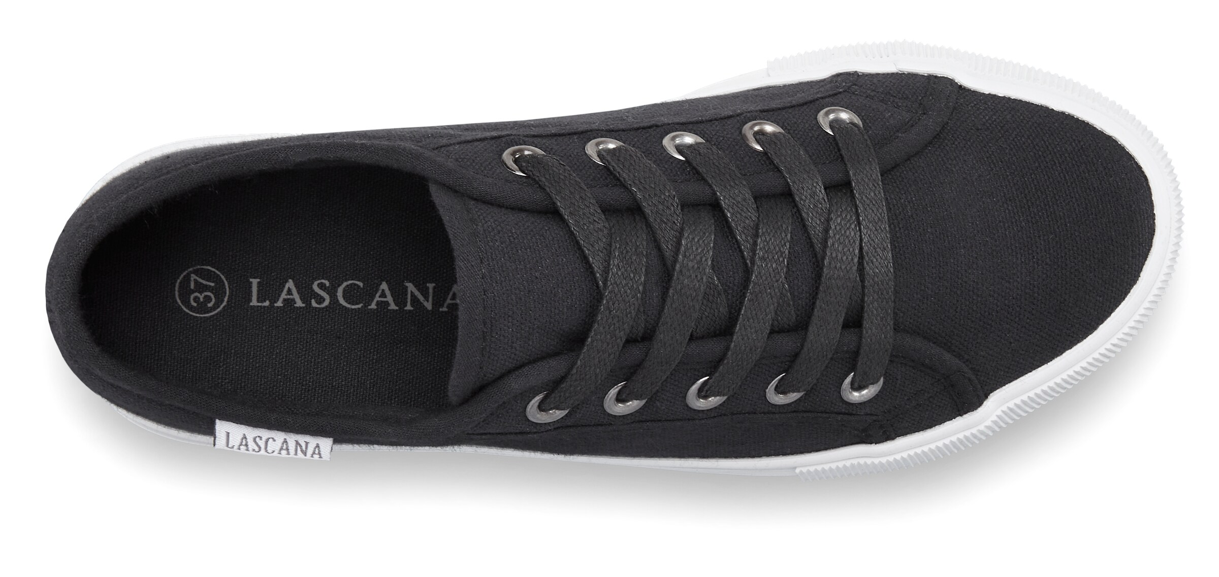 Sneaker bassa di LASCANA in nero