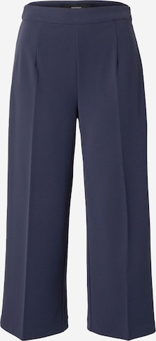 VERO MODA Wide leg Pleated Pants 'SARA' in Blue: front