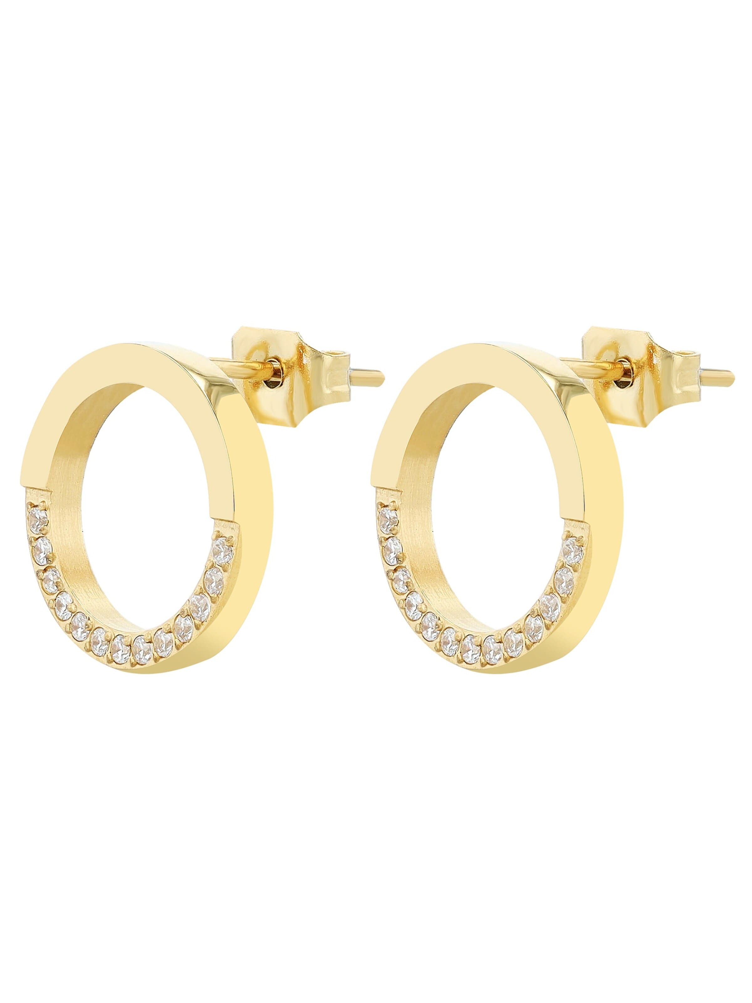 Akzent Earrings 'langlebig' in Gold