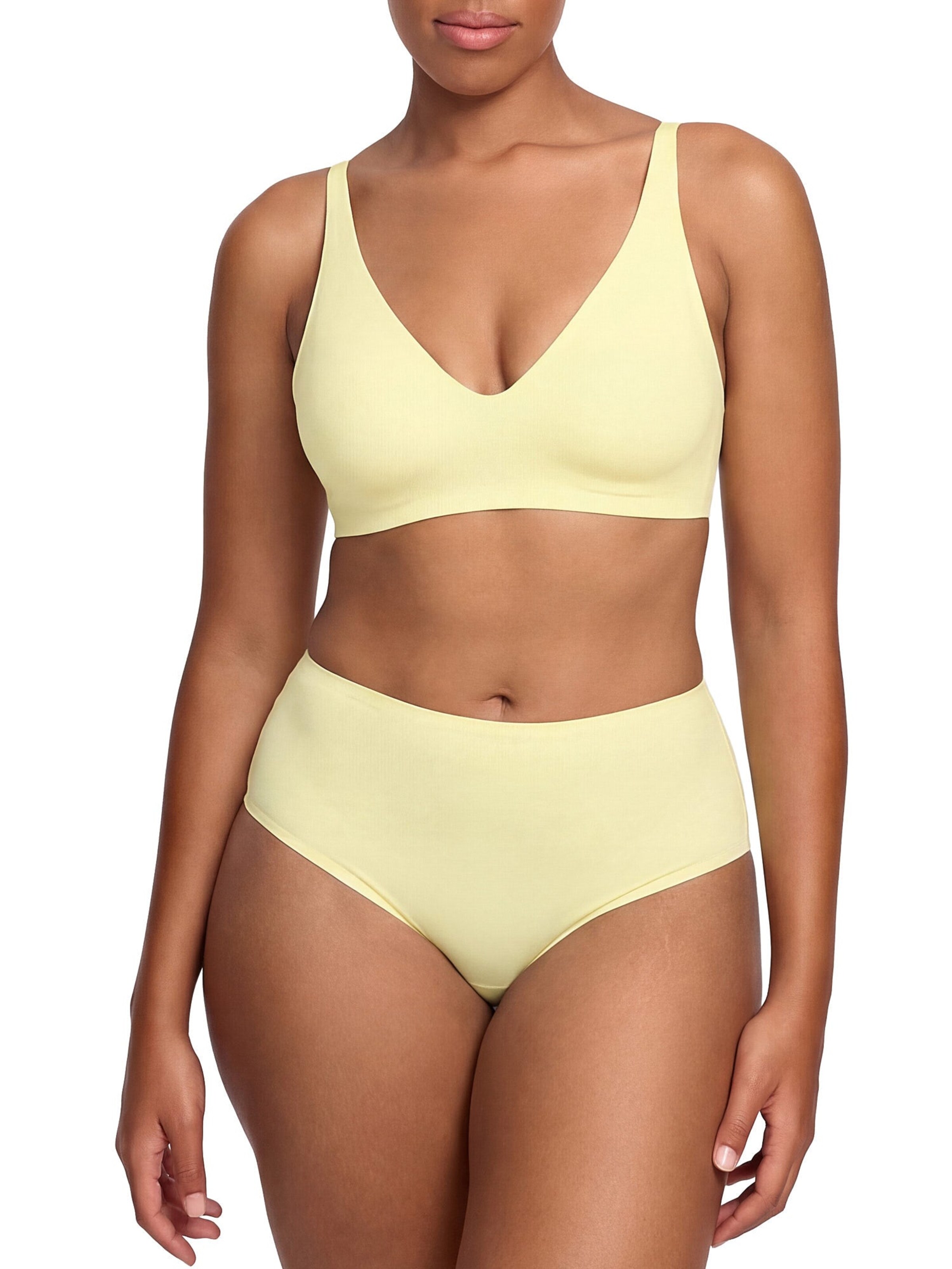 cfab by creamy fabrics Push-up BH 'Comfort Push-Up BH' in Gelb