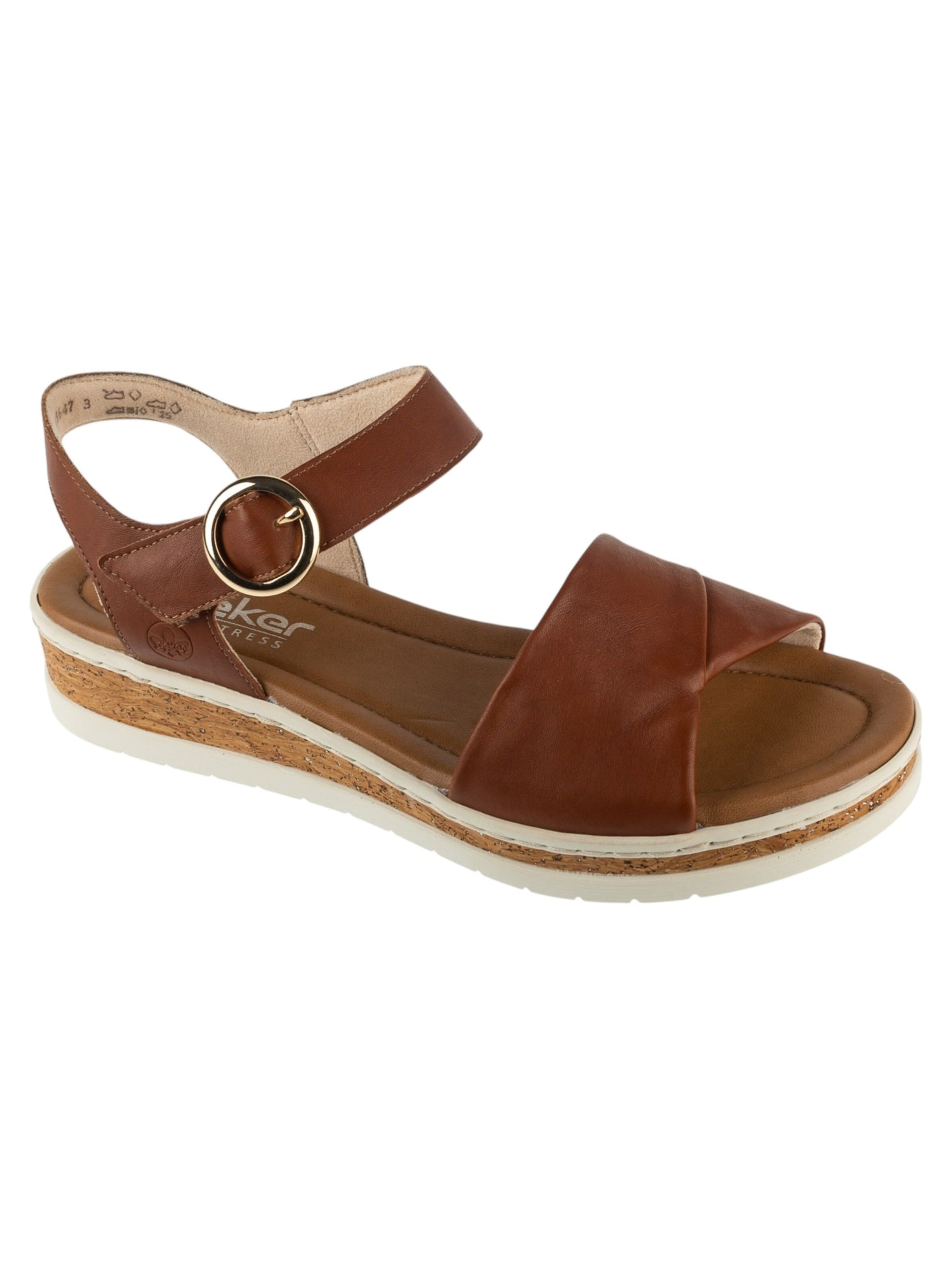 Sandales 'Rieker Sandals' Rieker en marron : devant