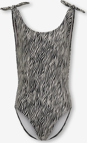 ONLY GIRLS Jednodielne plavky 'KOGBeach' - Biela: predná strana