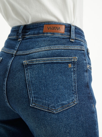 WEM Fashion Slimfit Jeans 'Asa' i blå