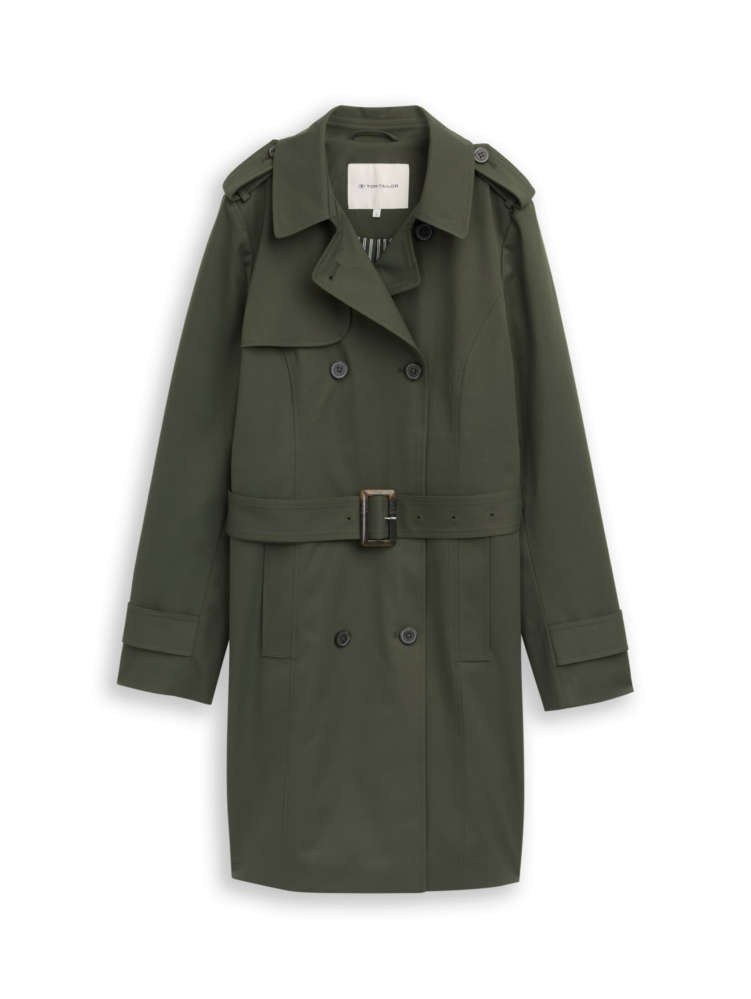 TOM TAILOR Between-seasons coat in Dark green, Item view