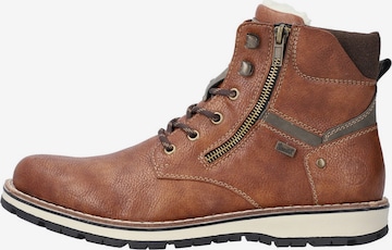 Rieker Lace-Up Boots in Brown