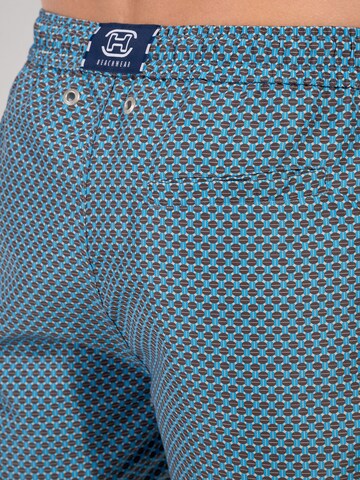Shorts de bain ' Beach Boxer Espresso ' HOM en bleu