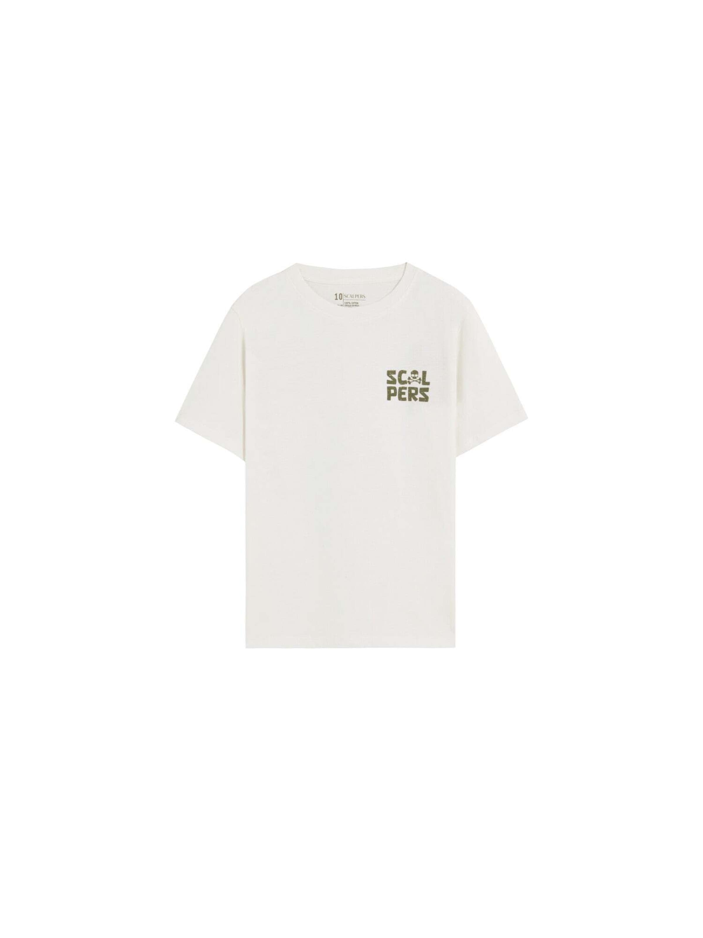 Scalpers Functioneel shirt ' ' in Wit: voorkant