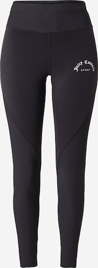 Juicy Couture Sport Sportske hlače 'LORRAINE' u crna / bijela, Pregled proizvoda