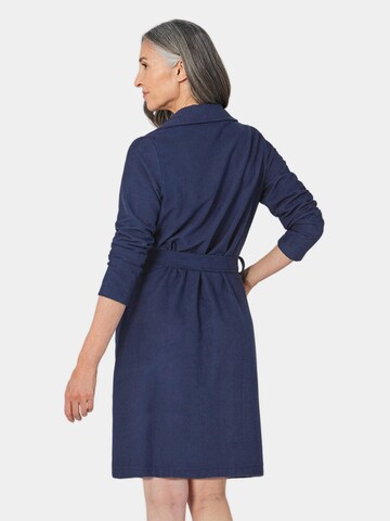 Goldner Short Bathrobe in Blue