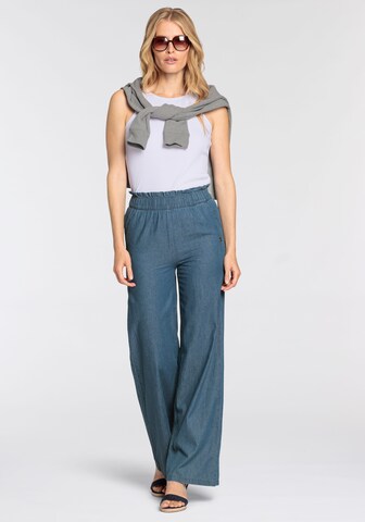 DELMAO Loose fit Pants in Blue