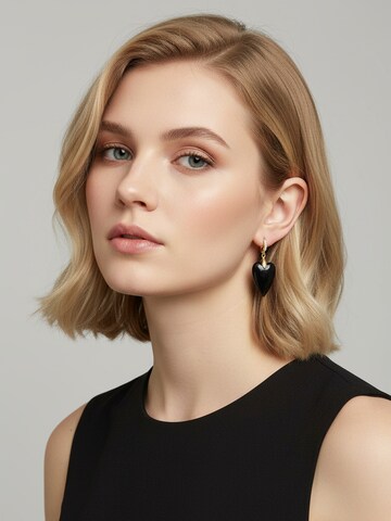 Secret Stones Earrings in Black