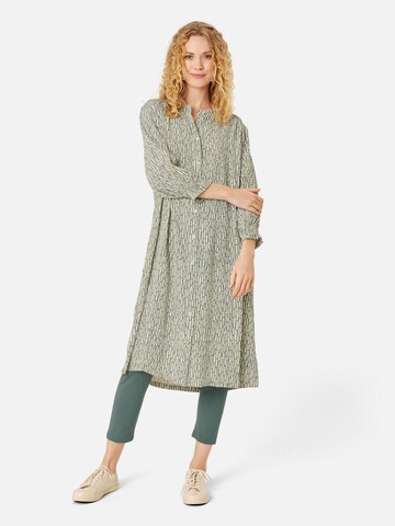 Masai Shirt Dress 'Nukalos' in Green: front