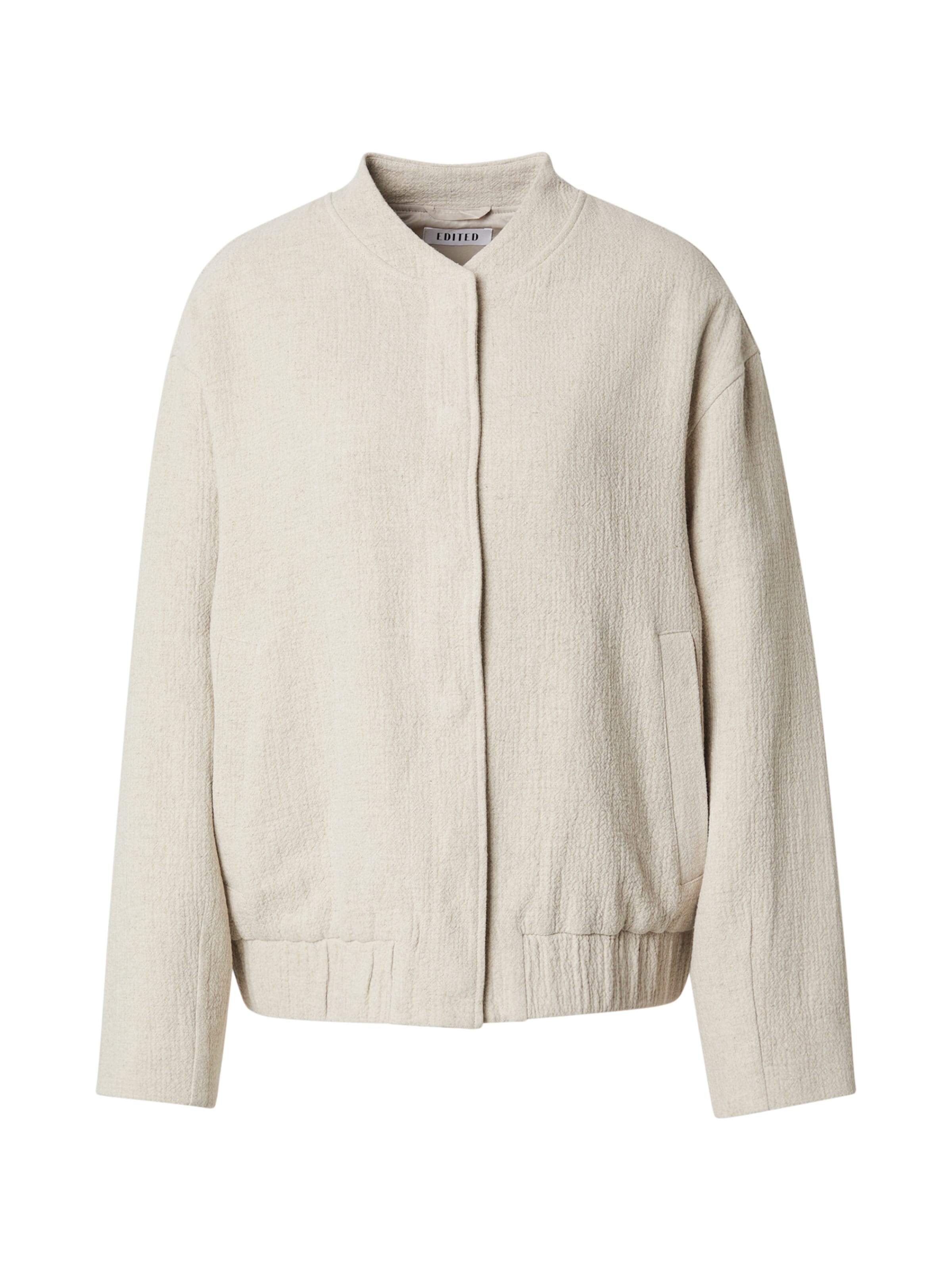 EDITED Φθινοπωρινό και ανοιξιάτικο μπουφάν 'Malia' σε μπεζ: μπροστά