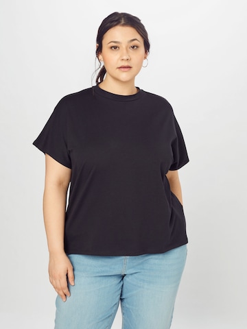 Noisy May Curve Shirt 'HAILEY' in Zwart: voorkant