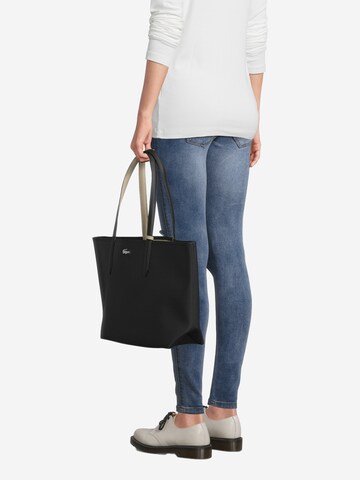 LACOSTE Shopper 'Anna' in Zwart