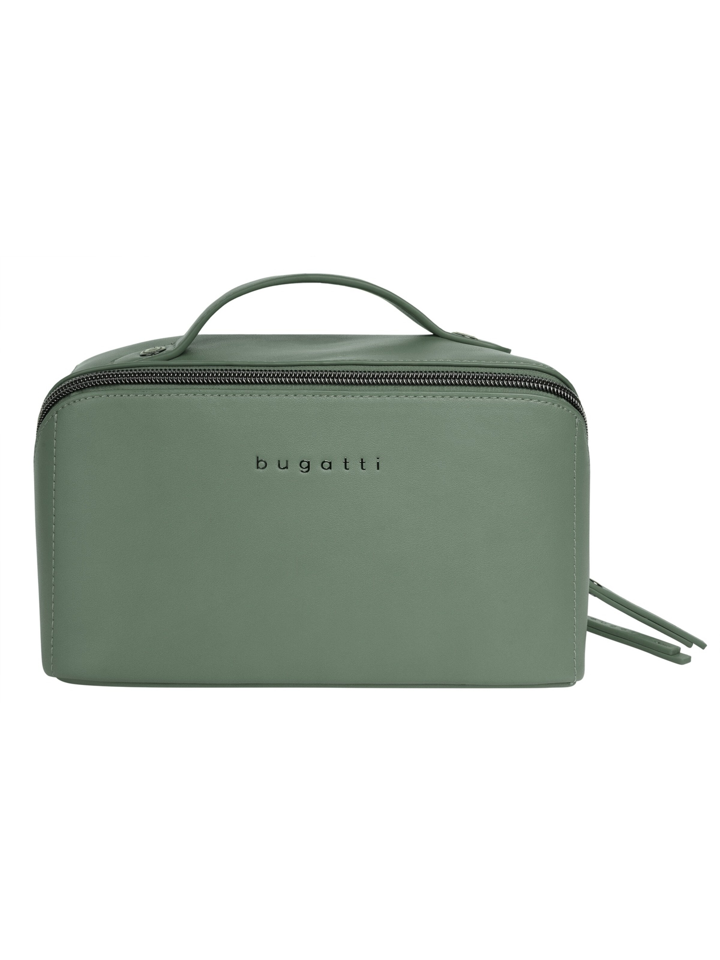 bugatti Toiletry Bag 'bugatti Kulturtasche ALMATA' in Green: front