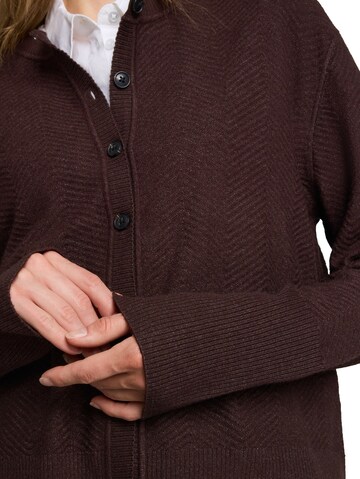 Cardigan TOM TAILOR en marron