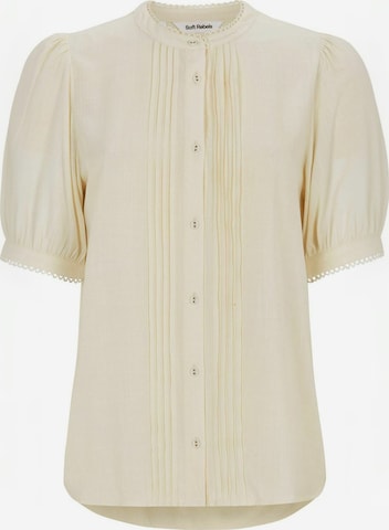 T-shirt ' SRLima ' Soft Rebels en beige : devant