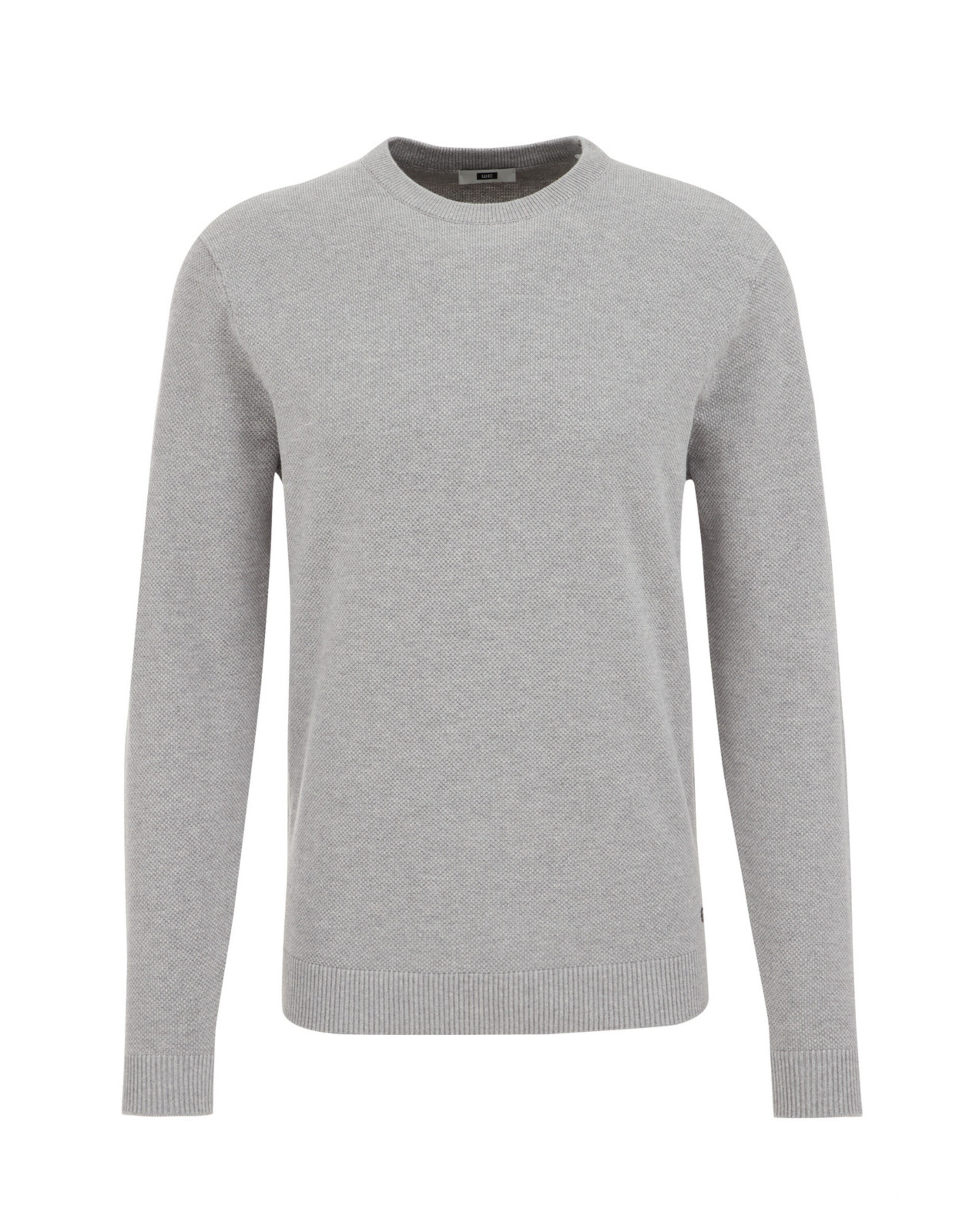 Pull-over WE Fashion en gris : devant