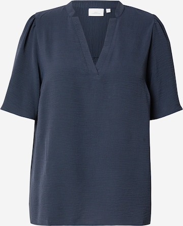 Chemisier 'NOEMI' ONLY Carmakoma en bleu : devant