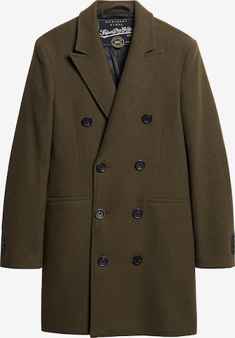 Superdry Between-Seasons Coat in Green: front