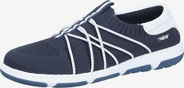 Rieker Classic Flats in Blue: front